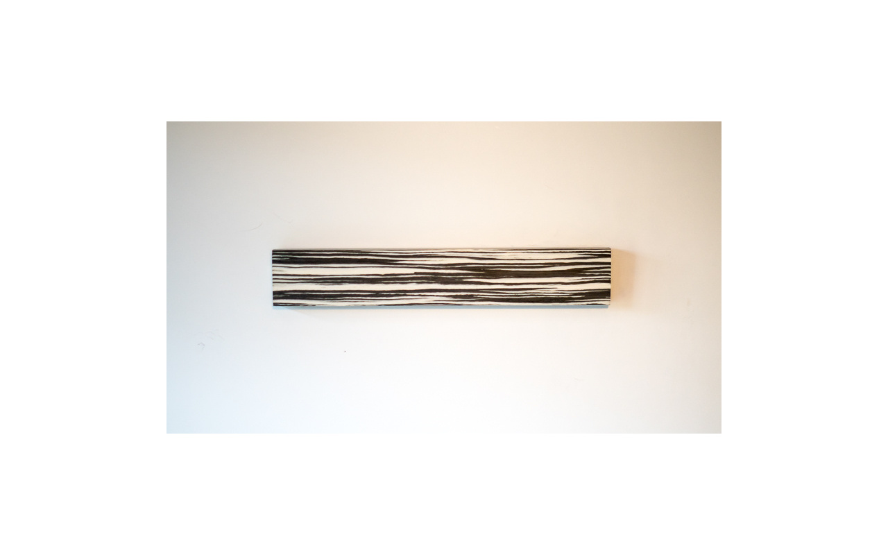 Magnetische Messerleiste | Echtholz schwarz-weiß
